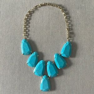 Kendra Scott turquoise Harlow necklace